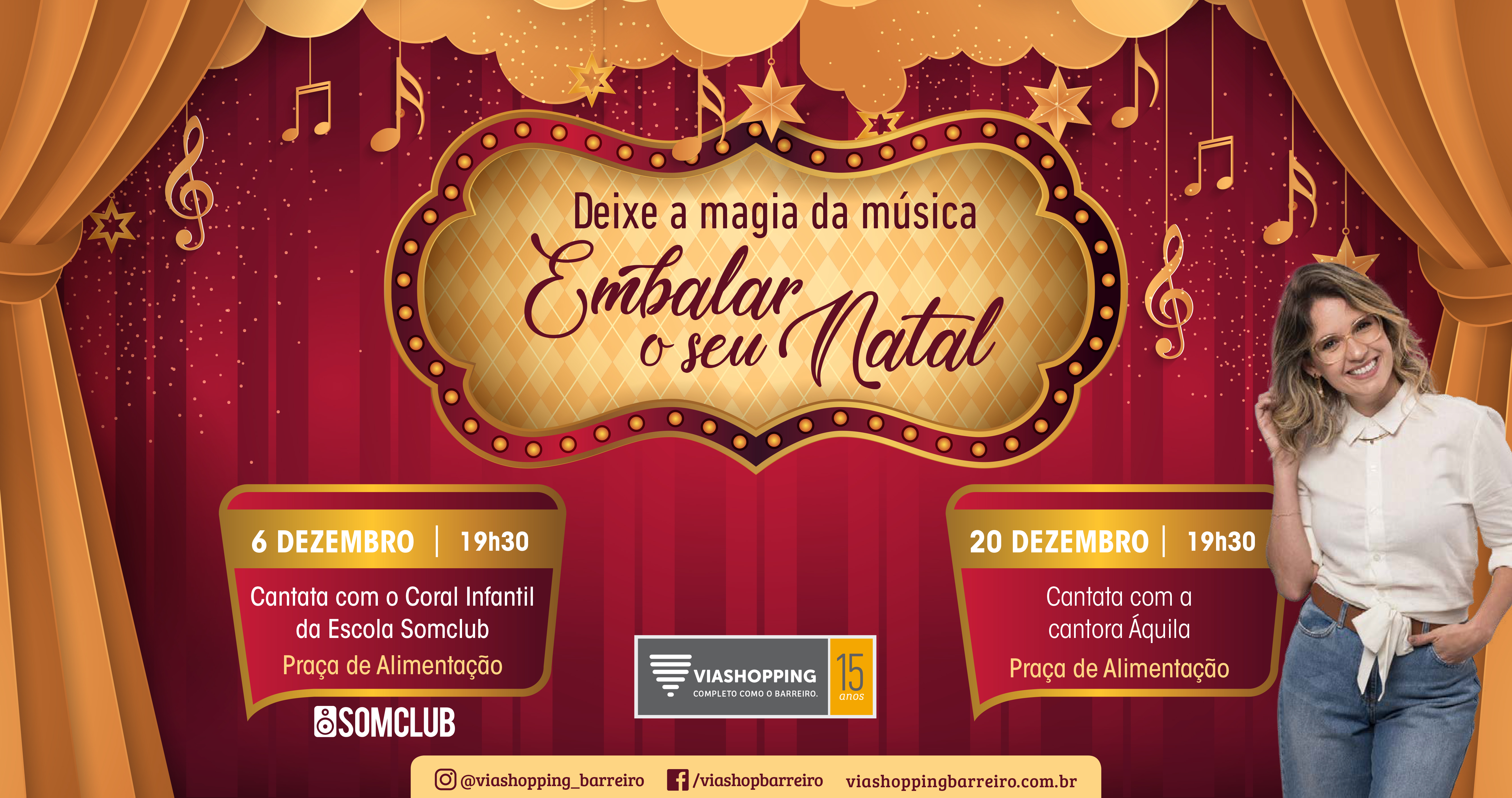 PARA ENTRAR NO CLIMA, VIASHOPPING BARREIRO PROMOVE CANTATA DE NATAL